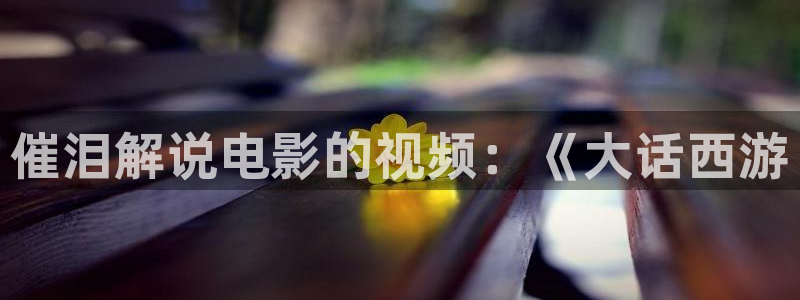 奇优影视2024：催泪解说电影的视频：《大话西游