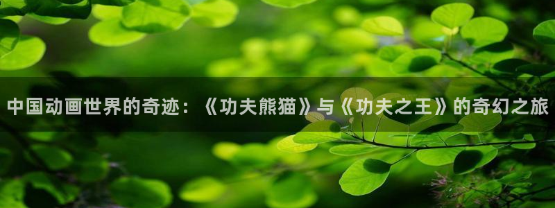 奇优影院奇优影院：中国动画世界的奇迹：《功夫熊猫》与《功夫之王》的奇幻之旅