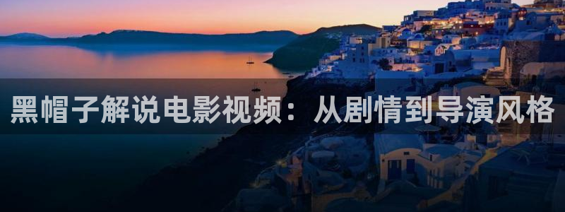 年轻的母亲4奇优影院：黑帽子解说电影视频：从剧情到导演风格